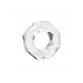 Прозрачное эрекционное кольцо в форме гайки - Sex Expert - в Сызрани купить с доставкой