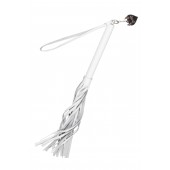 Белая кожаная плеть - 50 см. - Pecado - купить с доставкой в Сызрани