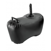Черное надувное кресло с платформой для фиксации дилдо Body Dock Inflatable Love Seat - Pipedream - купить с доставкой в Сызрани