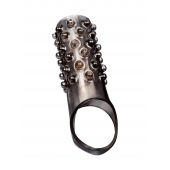 Дымчатая насадка на пенис с выпуклостями - 12 см. - Sex Expert - в Сызрани купить с доставкой