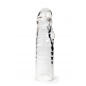 Прозрачная закрытая насадка на член - 15 см. - Sex Expert - в Сызрани купить с доставкой