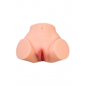 Телесный реалистичный мастурбатор-полуторс с 2 любовными входами - No Name - в Сызрани купить с доставкой