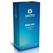 Презервативы OKOTO Mega Mix - 18 шт. - Sitabella - купить с доставкой в Сызрани