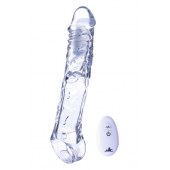 Прозрачная насадка-удлинитель Length Enhancer With Bullet с подхватом - 22,3 см. - NMC - в Сызрани купить с доставкой