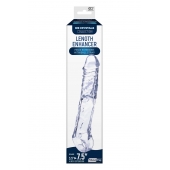 Прозрачная насадка-удлинитель Length Enhancer с подхватом - 22,3 см. - NMC - в Сызрани купить с доставкой