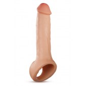 Телесная насадка-удлинитель Thrive 8.75 Inch Realistic Penis Extender Sleeve - 22,2 см. - Blush Novelties - в Сызрани купить с доставкой