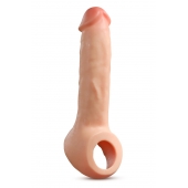 Телесная насадка-удлинитель Thrive 8.75 Inch Realistic Penis Extender Sleeve - 22,2 см. - Blush Novelties - в Сызрани купить с доставкой