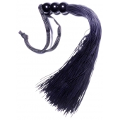 Черная силиконовая плетка - 25,4 см. - Boys of Toys - купить с доставкой в Сызрани