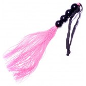 Розовая силиконовая плеть - 35,5 см. - Boys of Toys - купить с доставкой в Сызрани