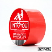 Красный скотч для фиксации Non-Sticky Bondage Tape - 15 м. - Intoyou - купить с доставкой в Сызрани
