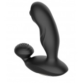 Черный вибромассажер простаты с вращающимся шариком - Secwell - в Сызрани купить с доставкой