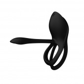 Черное эрекционное виброкольцо Bayek с пультом ДУ - Zalo - в Сызрани купить с доставкой