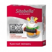 Стимулирующая насадка Sitabella Extender  Красный молодец - Sitabella - купить с доставкой в Сызрани