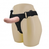 Реалистичный страпон-фаллоимитатор на трусиках Ultra Passionate Harness - 15 см. - Baile - купить с доставкой в Сызрани