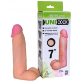 Фаллическая насадка Харнесс UNICOCK 7  - 19 см. - LOVETOY (А-Полимер) - купить с доставкой в Сызрани