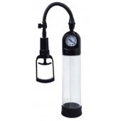 Чёрная вакуумная помпа A-toys с манометром и прозрачной колбой - A-toys - в Сызрани купить с доставкой