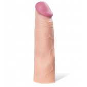 Реалистичная насадка с ярко выраженной головкой - 16,5 см. - A-toys - в Сызрани купить с доставкой