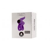 Эрекционное кольцо с подхватом мошонки и стимуляцией клитора Bullet Lastic Ring - Adrien Lastic - в Сызрани купить с доставкой