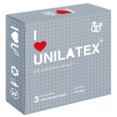 Презервативы с точками Unilatex Dotted - 3 шт. - Unilatex - купить с доставкой в Сызрани