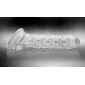 Утолщающая ребристая насадка на пенис - Доминирующее кольцо - в Сызрани купить с доставкой