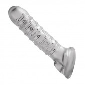 Утолщающая ребристая насадка на пенис - Доминирующее кольцо - в Сызрани купить с доставкой