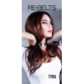 Чёрный кожаный чокер-кляп Tyra Black - Rebelts - купить с доставкой в Сызрани