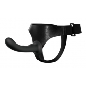 Страпон с изогнутой головкой Ultra Harness Curvy Dildo - 15,8 см. - Baile - купить с доставкой в Сызрани