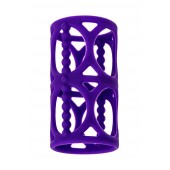 Фиолетовая насадка-сетка на член - A-toys - в Сызрани купить с доставкой