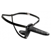 Женский страпон с вагинальной пробкой Double Penetrix Strap-on - 15 см. - Pipedream - купить с доставкой в Сызрани