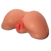 Телесная вибровагина из киберкожи с выносным пультом - LOVETOY (А-Полимер) - в Сызрани купить с доставкой