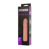Насадка-удлинитель Extension sleeve телесного цвета - 18,5 см. - Sitabella - в Сызрани купить с доставкой