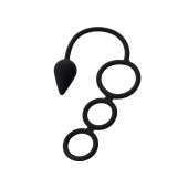 Тройное эрекционное кольцо с анальным хвостом Drop S-size - Erotist Adult Toys - в Сызрани купить с доставкой