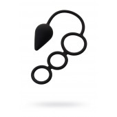 Тройное эрекционное кольцо с анальным хвостом Drop M-size - Erotist Adult Toys - в Сызрани купить с доставкой