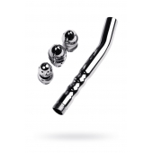 Металлический анальный душ с тремя насадками - ToyFa - купить с доставкой в Сызрани