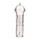 Прозрачная закрытая насадка на пенис TOYFA A-Toys - 14,7 см. - A-toys - в Сызрани купить с доставкой