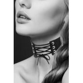 Оригинальный ошейник-чокер со шнуровкой - Bijoux Pour Toi - купить с доставкой в Сызрани