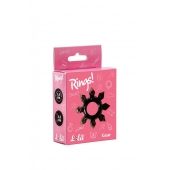 Чёрное эрекционное кольцо Rings Gear - Lola Games - в Сызрани купить с доставкой