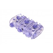 Фиолетовая насадка на пенис Rings Armour - Lola Games - в Сызрани купить с доставкой