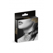 Черный чокер с двумя кольцами - Bijoux Pour Toi - купить с доставкой в Сызрани