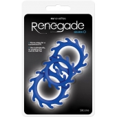 Набор из 3 синих эрекционных колец Renegade Gears - NS Novelties - в Сызрани купить с доставкой
