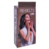Кляп-трензель Lora с металлическими кольцами - Rebelts - купить с доставкой в Сызрани