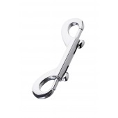 Серебристый двухсторонний карабин TOYFA Metal - ToyFa - купить с доставкой в Сызрани