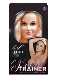 Надувная кукла с вибрацией и 2 любовными отверстиями Hot Lucy Lifesize Love Doll - NMC - в Сызрани купить с доставкой