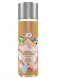 Смазка на водной основе Candy Shop Butterscotch с ароматом ирисок - 60 мл. - System JO - купить с доставкой в Сызрани