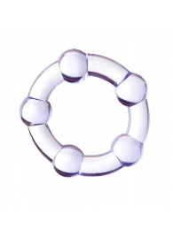 Фиолетовое эрекционное кольцо A-Toys - A-toys - в Сызрани купить с доставкой