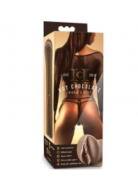 Коричневый мастубратор-вагина Nicole s Kitty - Blush Novelties - в Сызрани купить с доставкой