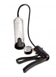 Вакуумная мужская помпа с датчиком давления Pro-Gauge Power Pump - Pipedream - в Сызрани купить с доставкой