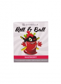 Стимулирующий презерватив-насадка Roll   Ball Raspberry - Sitabella - купить с доставкой в Сызрани