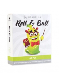 Стимулирующий презерватив-насадка Roll   Ball Apple - Sitabella - купить с доставкой в Сызрани