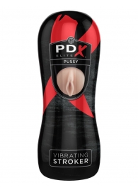 Мастурбатор-вагина Vibrating Pussy Stroker с вибрацией - Pipedream - в Сызрани купить с доставкой
